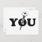 Schroef je maar. briefkaart (Voorkant / Achterkant)