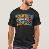 Schroef je moed - Macbeth Comic T-shirt (Voorkant)