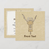 schroef kaart (Voorkant / Achterkant)