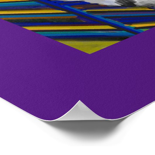 Schroef, kat Parody, Faux Wrapped Canvas Print (Hoek)