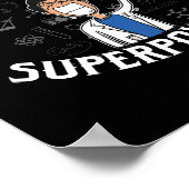 Schroef Lab Safety I wil Superkrachten Science Gee Poster (Hoek)