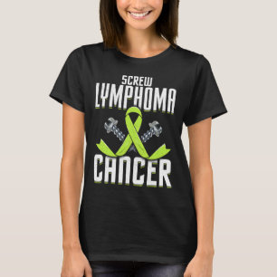 Schroef Lymfoom Kanker Limoen Awareness Ribbon Fig T-shirt