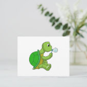 Schroef met zeepbellen briefkaart (Staand voorkant)