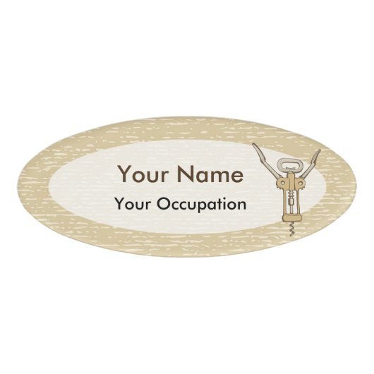 schroef naambadge (Voorkant)