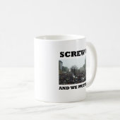 Schroef ons en we vermenigvuldigen ons koffiemok (Voorkant rechts)