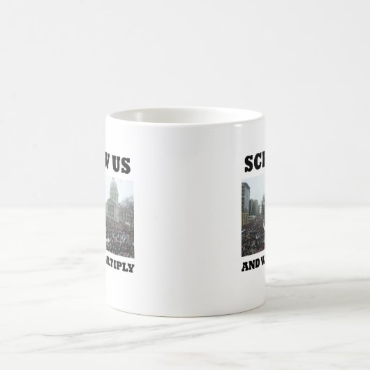 Schroef ons en we vermenigvuldigen ons koffiemok (Center)