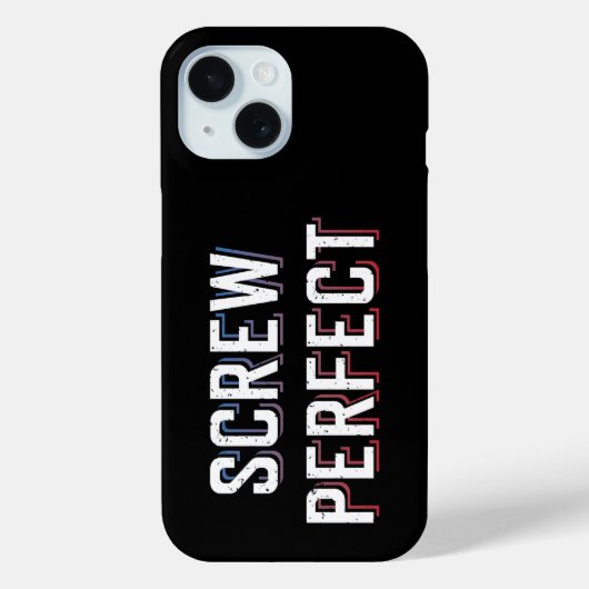 Schroef perfect Case-Mate iPhone case (Achterkant)