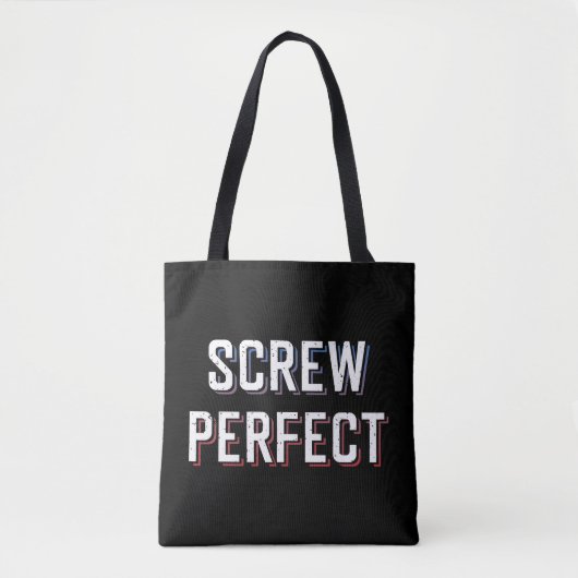 Schroef perfect tote bag (Voorkant)