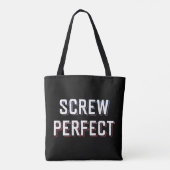 Schroef perfect tote bag (Achterkant)