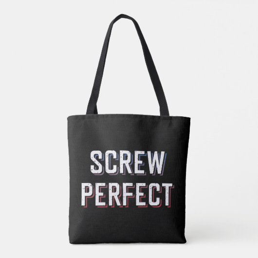 Schroef perfect tote bag (Achterkant)