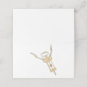 schroef plaatskaartje (Buitenkant ongevouwen)