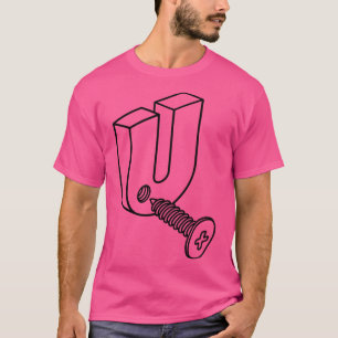 Schroef U Grappige Bouwvakker Handyman pun adu T-shirt