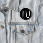 Schroef U ronde knop Button 5,7 Cm (In situ)
