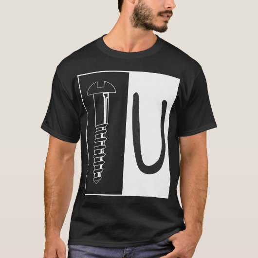 Schroef U T-shirt (Voorkant)