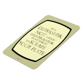 Schroef uw Bord (vaatwasmachine) (Gold Effect) Magneet (Linkerzijde)