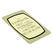 Schroef uw Bord (vaatwasmachine) (Gold Effect) Magneet (Rechterzijde)