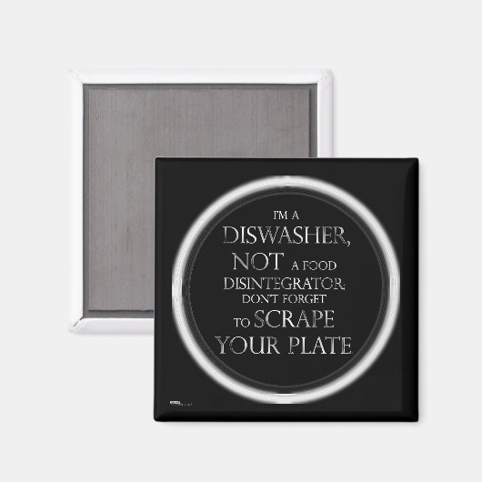 Schroef uw Bord (vaatwasmachine) Magneet (Voorkant / Achterkant)