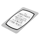 Schroef uw Bord (vaatwasmachine) (zilvereffect) Magneet (Linkerzijde)