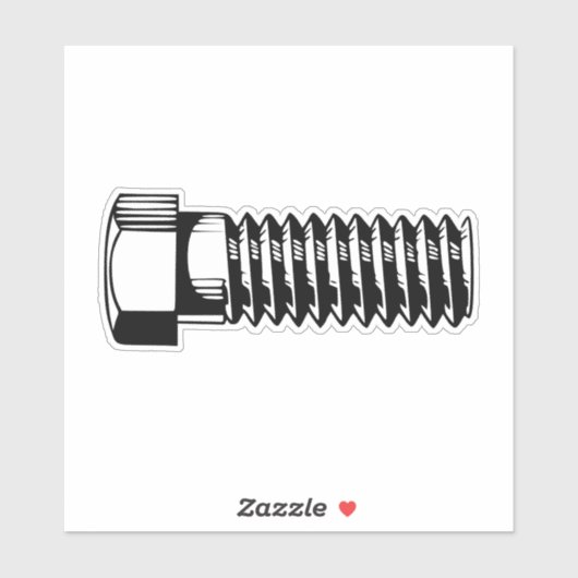 schroef voor bouten sticker (Vel)