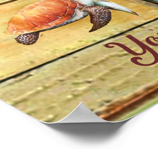 Schroef - wanneer u deze Kantoor ingaat Poster (Hoek)