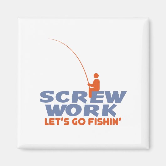 Schroef werk Laten we gaan Gevist Magneet (Voorkant)