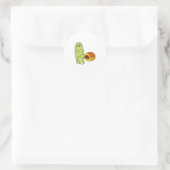 Schroef zonder Shell Shy.PNG Ronde Sticker (Tas)