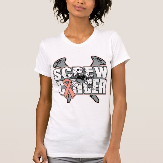 Schroefbaarmoederhalskanker T-shirt (Voorkant)