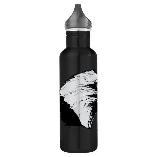 Schroefbald Eagle in Black Pick Your Background Waterfles (Links)