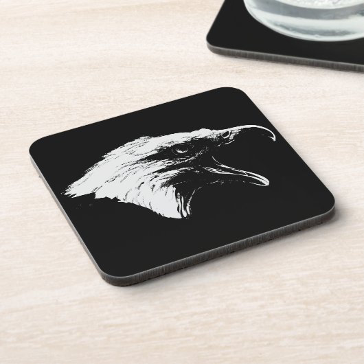 Schroefbald Eagle in White Bier Onderzetter (Linkerzijde)