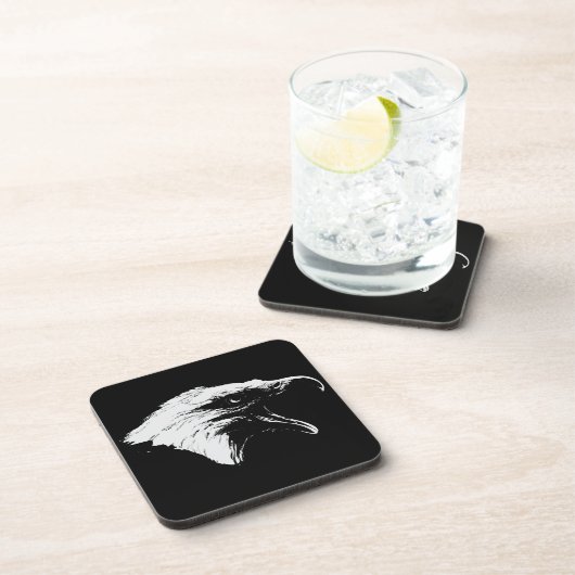 Schroefbald Eagle in White Bier Onderzetter (Rechterzijde)