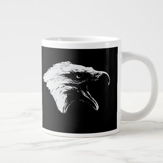Schroefbald Eagle in White Grote Koffiekop (Rechts)