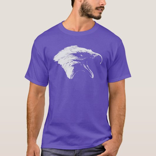 Schroefbald Eagle in White T-shirt (Voorkant)