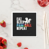 Schroefbalkleuromslag Paintball Player Gift Servet (Insitu)