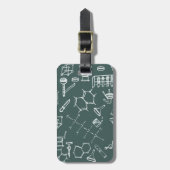 Schroefbare laboratoriumuitrusting bagagelabel (Voorkant verticaal)