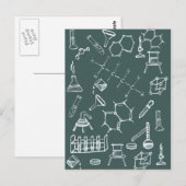 Schroefbare laboratoriumuitrusting briefkaart (Voorkant / Achterkant)