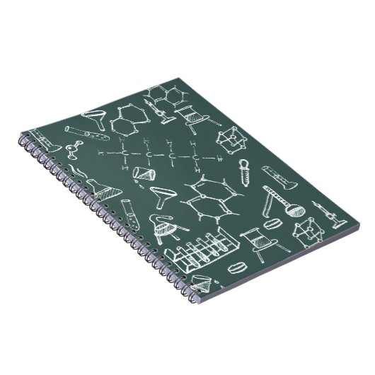 Schroefbare laboratoriumuitrusting notitieboek (Rechterzijde)