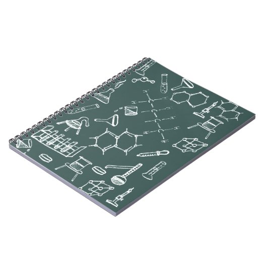 Schroefbare laboratoriumuitrusting notitieboek (Linkerzijde)
