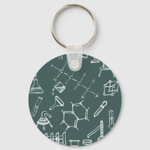 Schroefbare laboratoriumuitrusting sleutelhanger