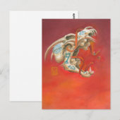 Schroefbare schedel Mini Print Briefkaart (Voorkant / Achterkant)