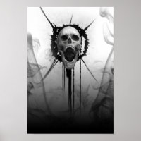 Schroefbare schedel van Darkness_Poster