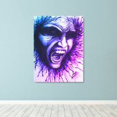 Schroefbeeld Canvas Afdruk (Insitu (Houten vloer))