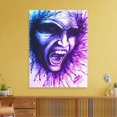 Schroefbeeld Canvas Afdruk (Insitu (Woonkamer))