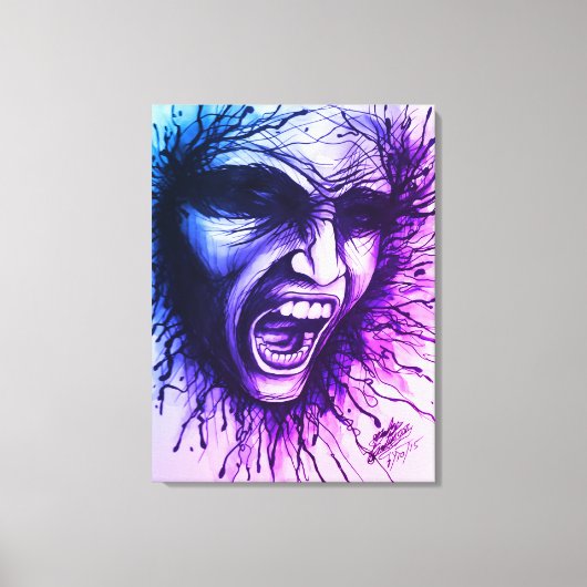 Schroefbeeld Canvas Afdruk (Voorkant)