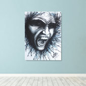 Schroefbeeld Canvas Afdruk (Insitu (Houten vloer))