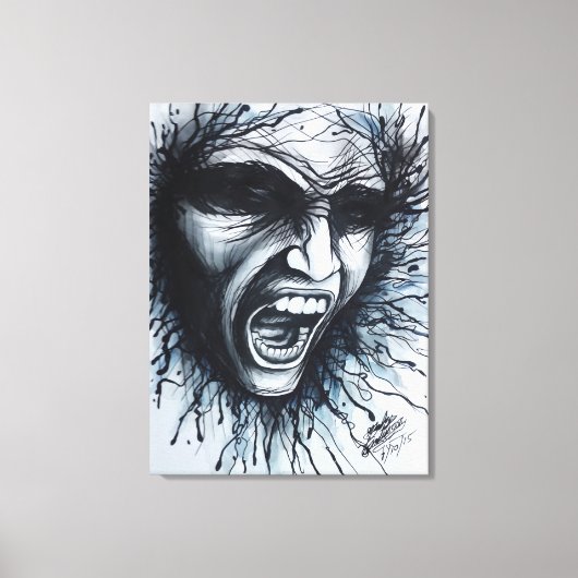 Schroefbeeld Canvas Afdruk (Voorkant)