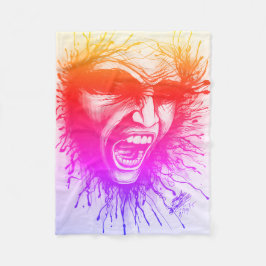 Schroefbeeld Fleece Deken