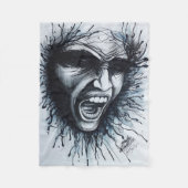 Schroefbeeld Fleece Deken (Voorkant)