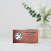 schroefbestuurderssleutel | Ledertextiel Visitekaartje (Staand voorkant)