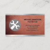 schroefbestuurderssleutel | Ledertextiel Visitekaartje (Voorkant)