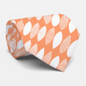 Schroefblad 03 Diagonaal - Wit op strand Stropdas (Opgerold)